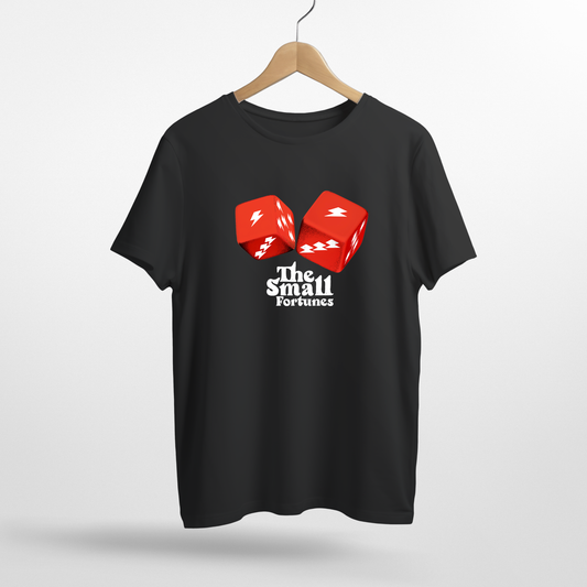 The Small Fortunes - Black Unisex Dice Graphic Tee